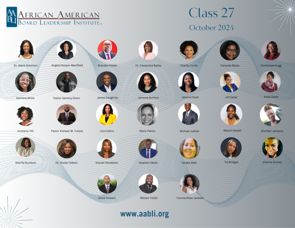 Board Leadership Class #27October 2024